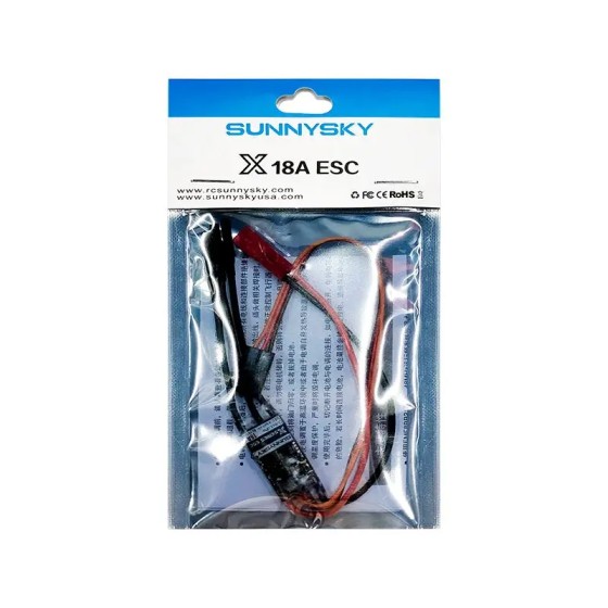 HOT SunnySky X 18A Airplane ESC 2-6S 4A BEC BLHeli_S Program 32Bit 3D 4D F3P for X2204, X2206, X2302- X2305 Brushless Motor